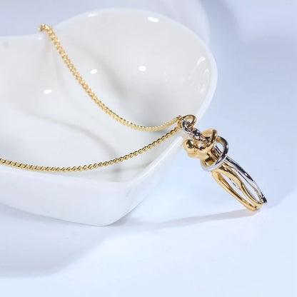 Pendant Necklace – Hugging Couple Design, Symbol of Love