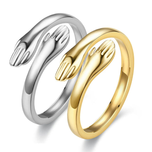 Adjustable couple ring in gold/silver romantic style    ___Buy 1 get 2 free___