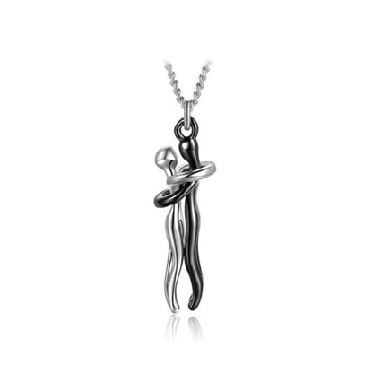Pendant Necklace – Hugging Couple Design, Symbol of Love