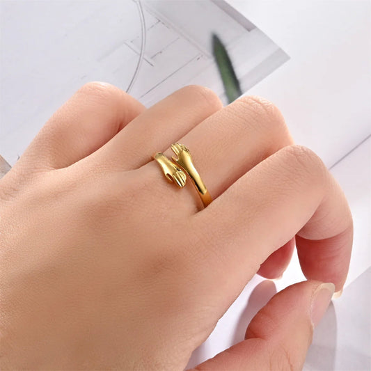 Adjustable couple ring in gold/silver romantic style    ___Buy 1 get 2 free___